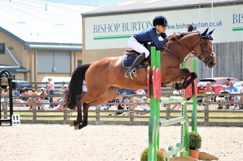 Tatiane Mauree heads up the Blue Chip Pony Newcomers Second Round at Bishop Burton College